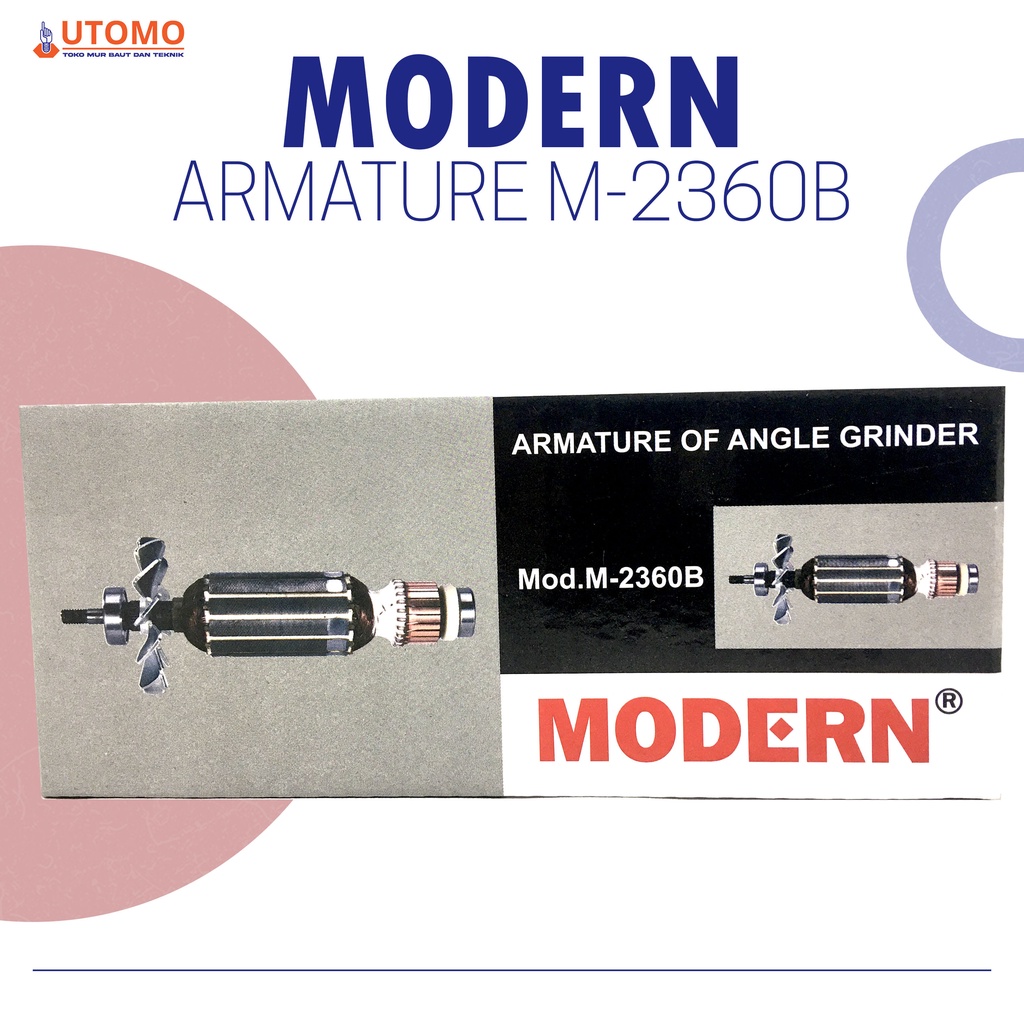 ARMATURE GERINDA M 2360 B MODERN - ANGKER MESIN GERINDA-ANGKER GURINDA
