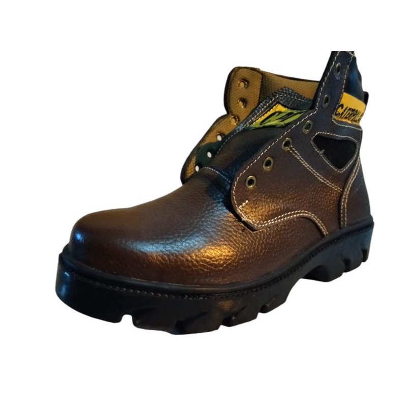Sepatu Caterpillar®Kulit_Boot safety, Ujung besi _Sol dijahit melingkar