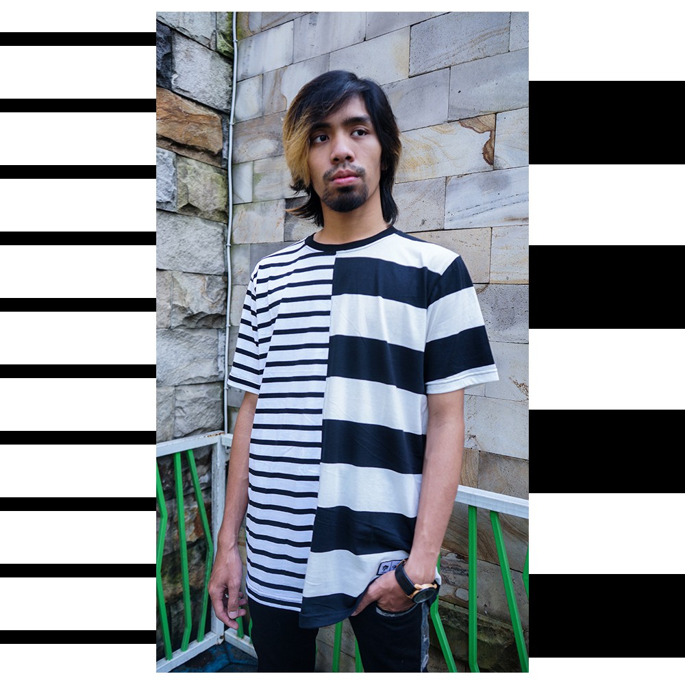 MASAHIRO CLOTH | STRIPED TEE TWO TONE