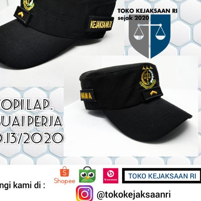 ✯ TOPI LAPANGAN KEJAKSAAN RI GOLONGAN 2 GOL II GOL IIA IIB IIC IID ☀