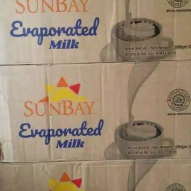 

[COD] SUNBAY SUSU EVAPORASI EVAPORATED MILK 380g x 48pcs ( INSTANT KURIR ) [COD]