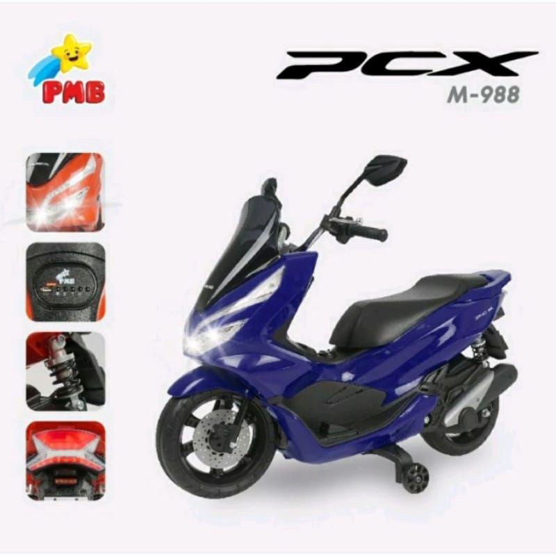Motor Aki PCX Honda M988 Pmb / Motor Aki Mainan Anak Motor Aki PCX Mini K612C KP