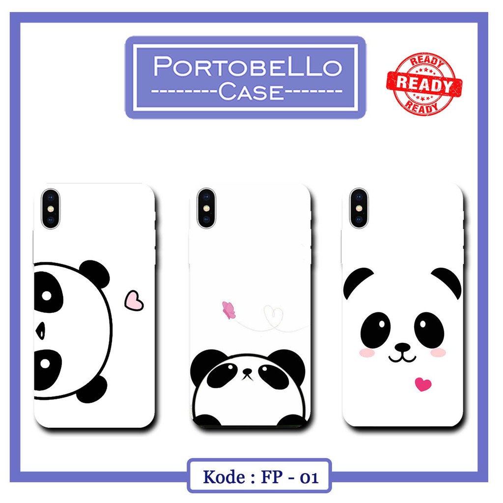 [SILIKON]Face Panda Cute Series Case OPPO VIVO XIAOMI