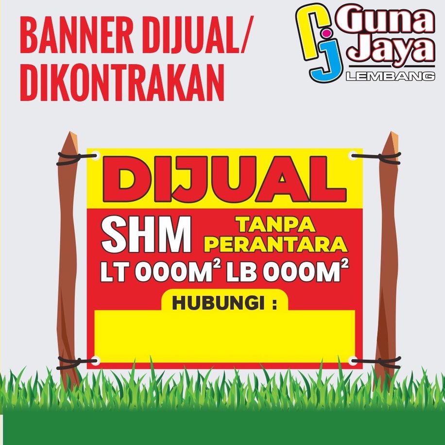 Jual SPANDUK DIJUAL BANNER DIJUAL / Spanduk Di Jual Gratis Design ...