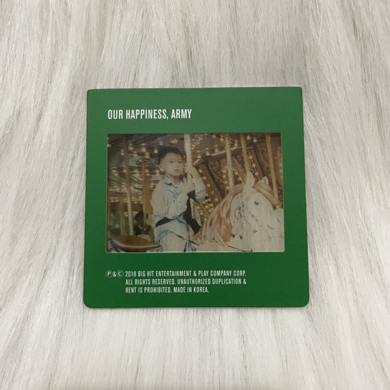 [Ready Stock] Official BTS Baby Photo Film Photocard / PC Jin Season’s Greetings / SG 2019 DVD