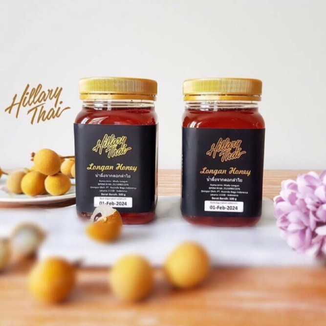 Hillary Thai Longan Honey 500 Gr