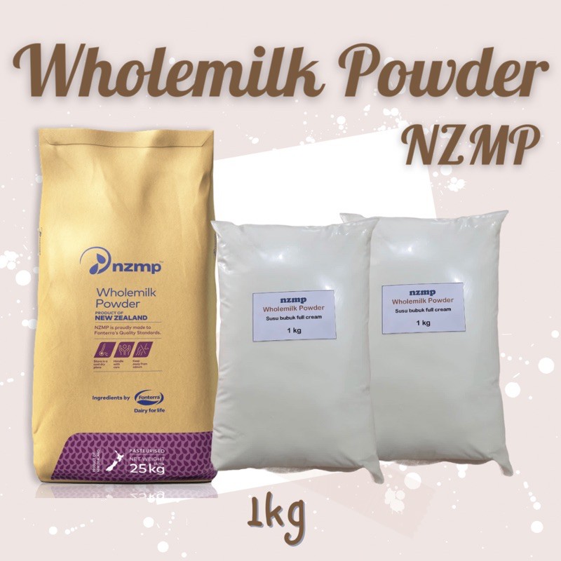

[Tamtbk] Susu Bubuk fullcream NZMP 1kg wholemilk powder NZMP