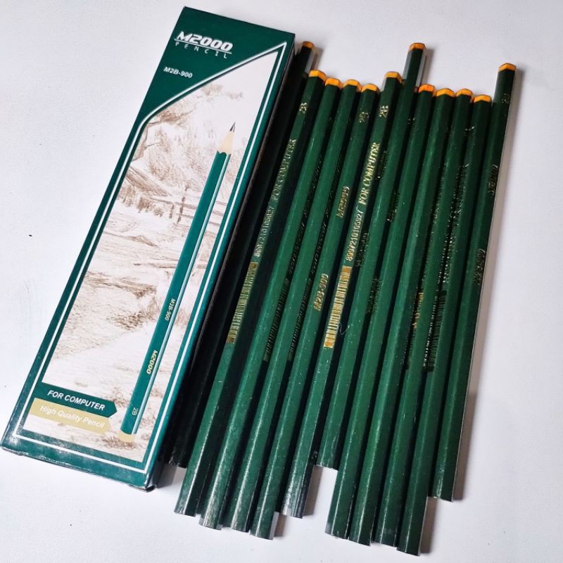 Pensil 2B M2000 / Pensil Ujian / Pensil 2B / Pensil Komputer / Pensil Eceran / Pensil UAS / TM-51-2