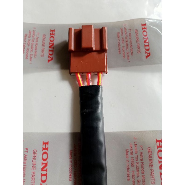 kabel soket ecu ecm ACG starter Honda beat esp, beat fi, Scoopy fi 3 pin