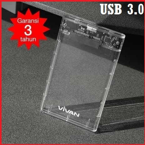 VIVAN VSHD1 Casing Hardisk External HDD SSD SATA Case 2.5&quot; USB 3.0