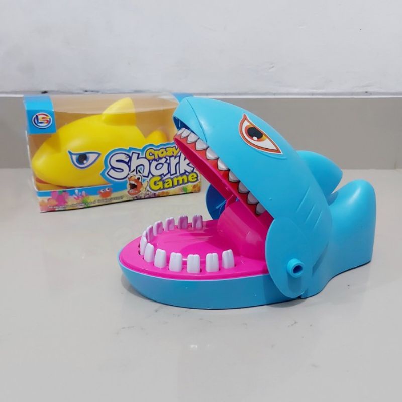 Mainan Hiu Gigit Jari Shark Dentist - Family game Prank Edukasi Anak Laki Perempuan Cowok Cewek