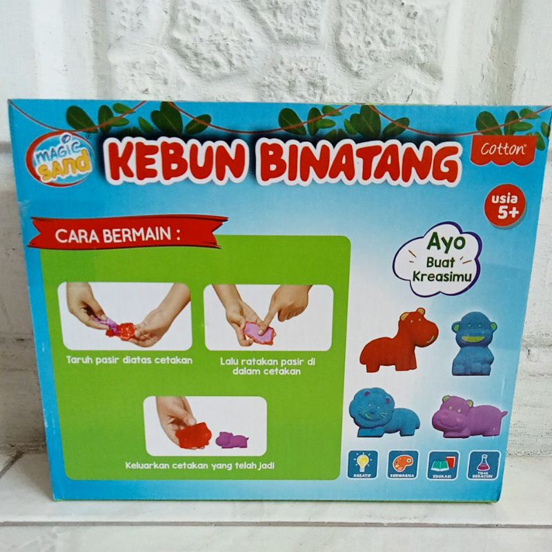 49069 - Mainan Pasir Ajaib Magic Sand Tema Kebun Binatang 49069