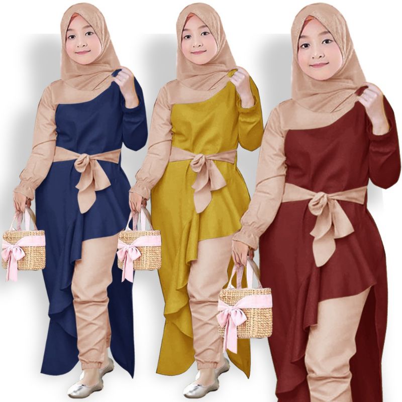 Gamis setelan anak || Gamis anak