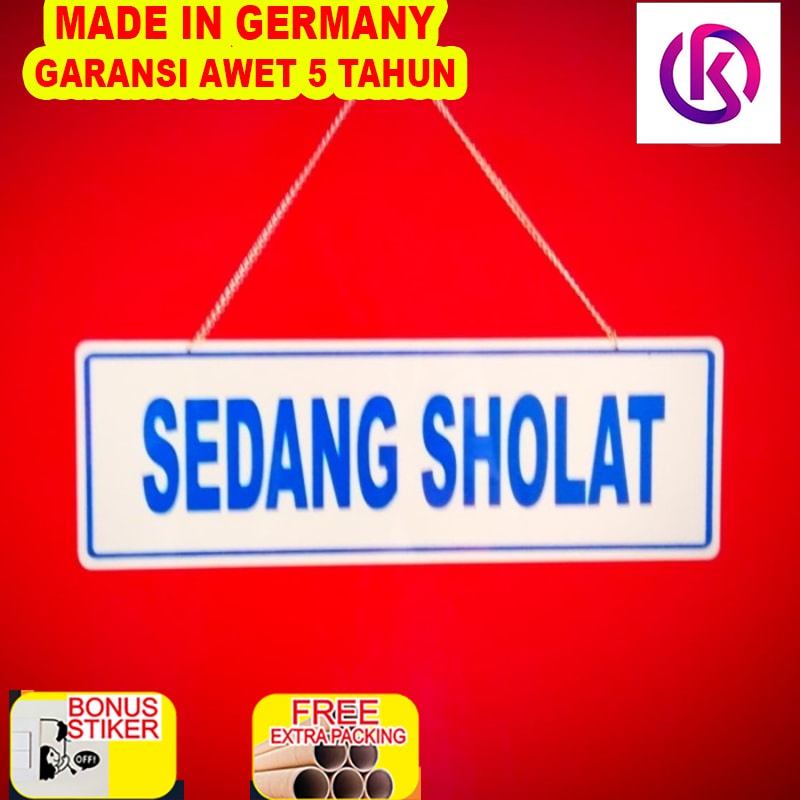 

Grosir Akrilik papan nama sedang shalat/istirahat uk. 10 x 29 cm