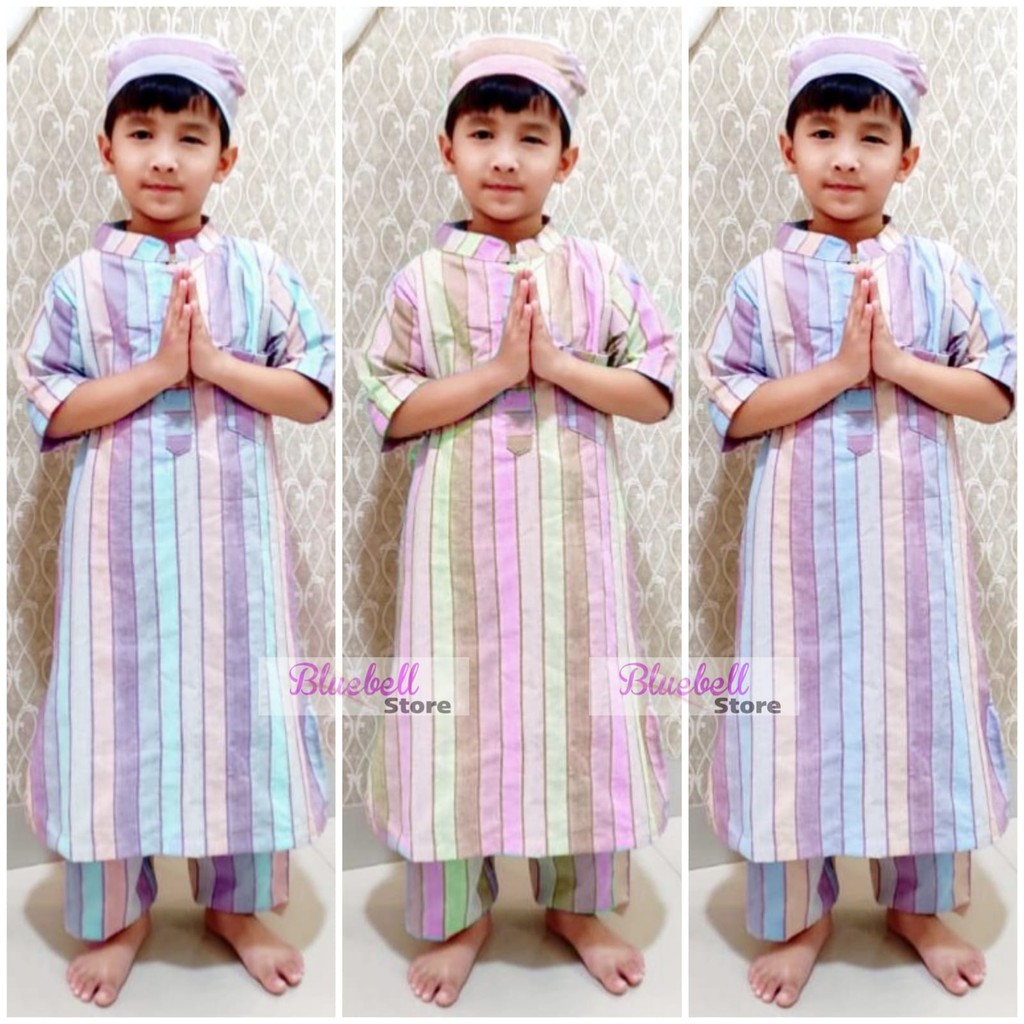 BAJU KOKO ANAK SETELAN PAKISTAN 3-11 TAHUN-5