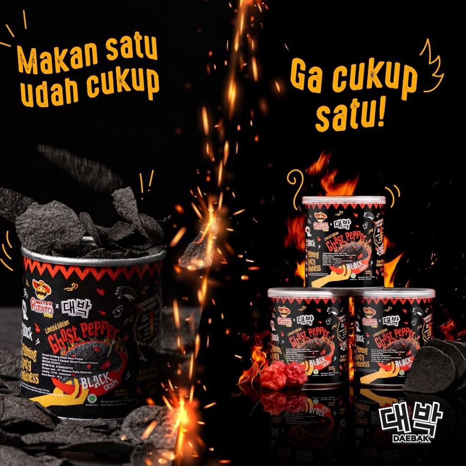 

[KODE PCQZN] PAQUI Mister Potato Ghost Pepper X Daeblak Mamee Keripik Kentang Pedas Hot Spicy Exp 2024