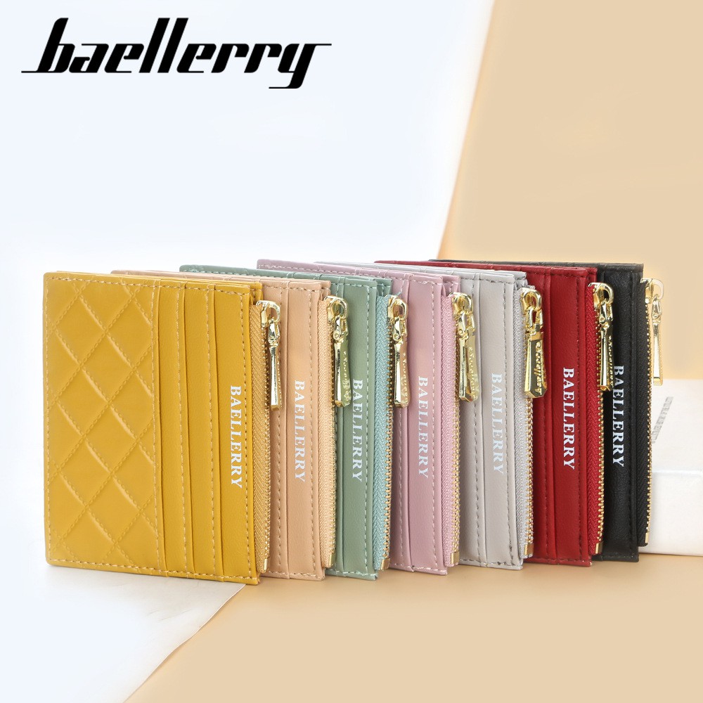 BAELLERRY NR073 Dompet Kartu Wanita Bahan Kulit PU Leather Premium WATCHKITE WKOS