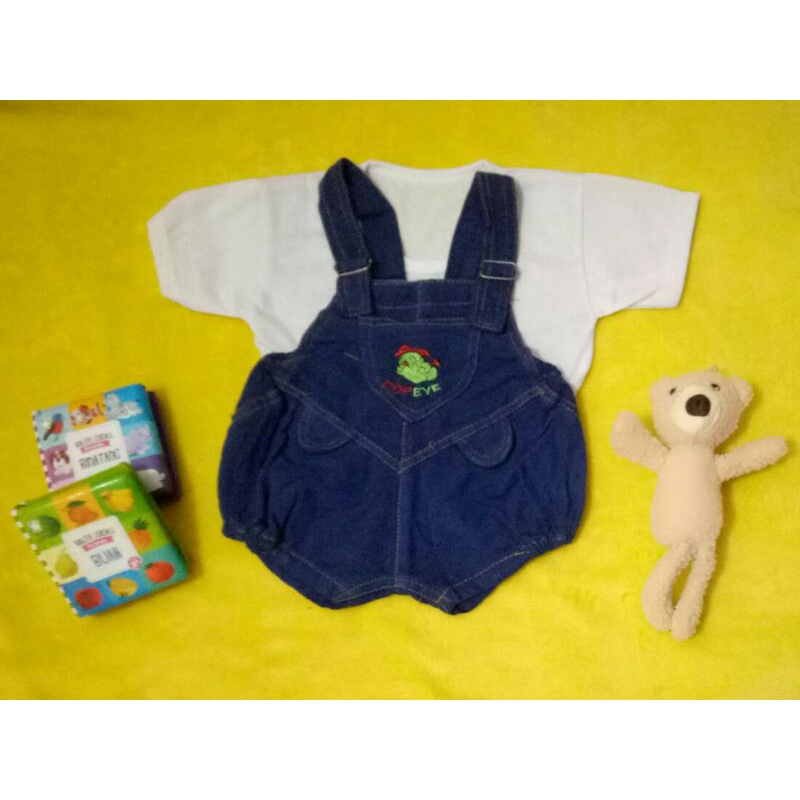 Baju bayi overall levis popeye