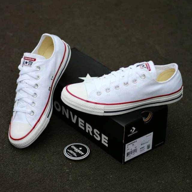 converse ox optical white