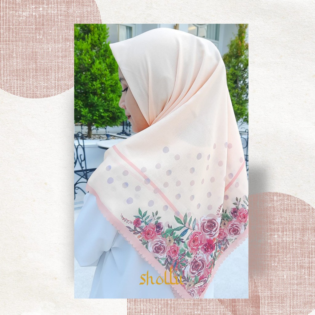 Hijab Printing Custom | Hijab Motif Segi Empat