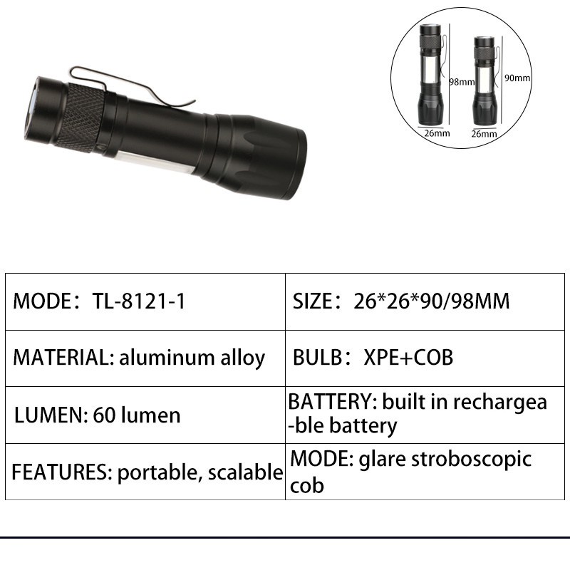 [BS] SENTER SWAT LED MINI TEBSNG DICAS USB CHARGE POLISI Q5 SUPER