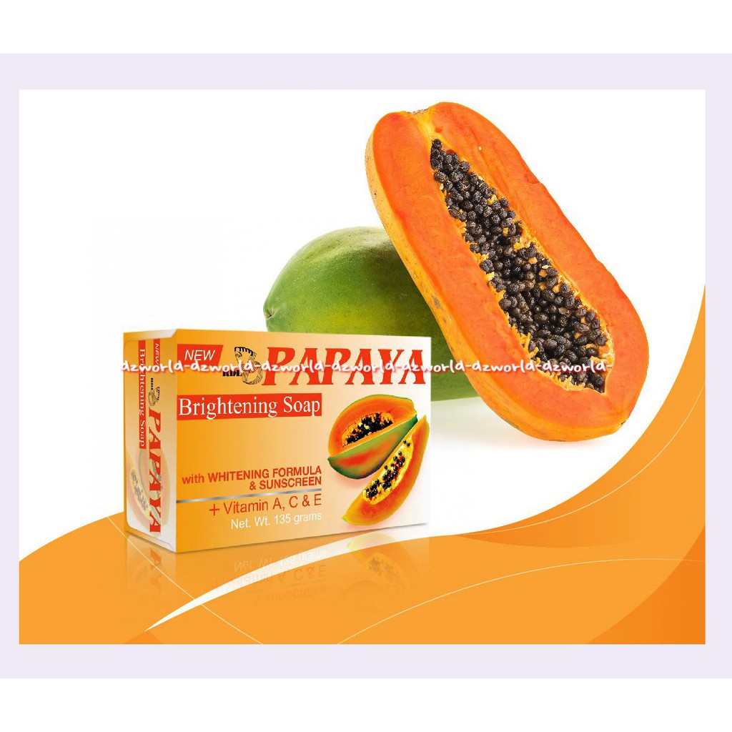 New Papaya Brightening Soap RDL Sabun Mandi Batang Pepaya 135gr