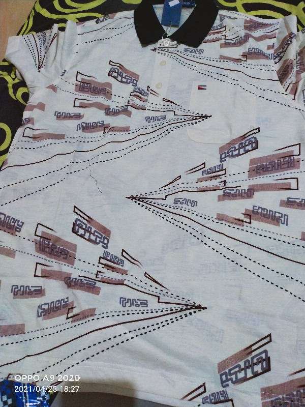 Miller Neuman Kaos Kerah Pria Bapak Dewasa Bahan Katun Berkantong Mn-101