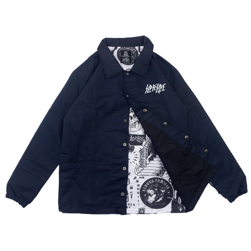 Soldierside Coach Jacket - Windbreaker SSLOGO NAVY (DONGKER) 111B