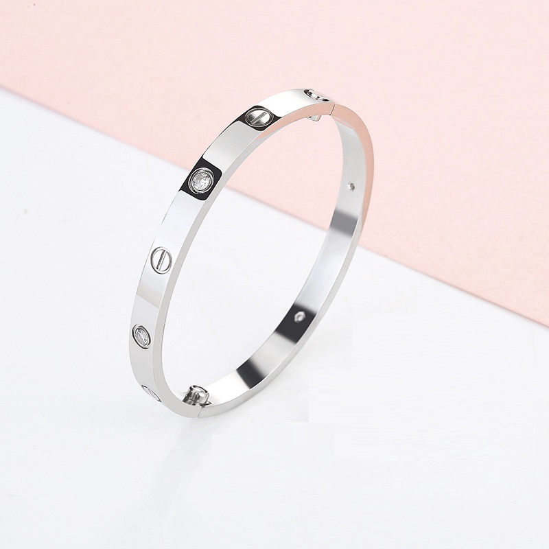 Gelang Wanita Model Premium Rose Gold dengan Baja Bracelet-8