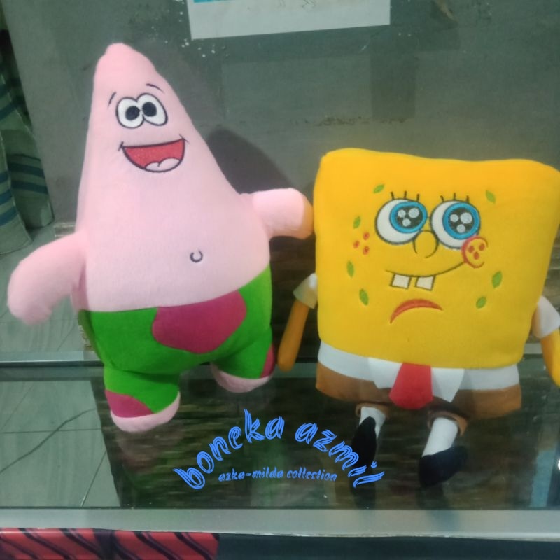 Boneka spongebob patrick/ sepasang