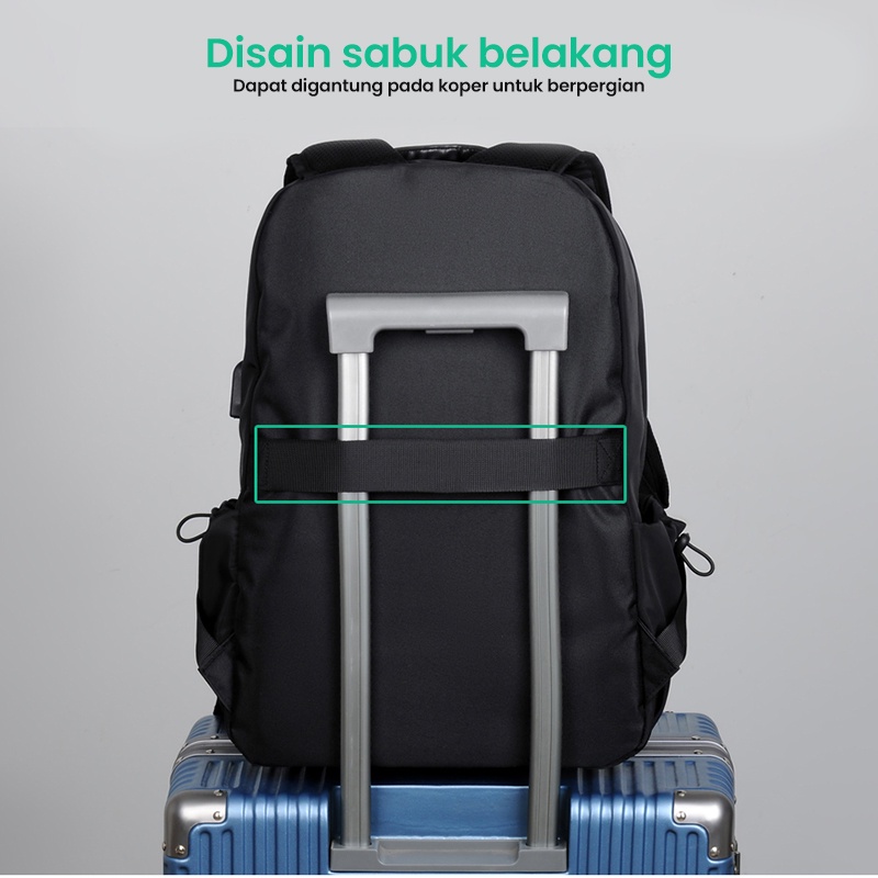 COD Uphike Tas Ransel Pria/Wanita Anti air Backpack Casual Tas Sekolah Tas Kuliah Tas Punggung Laptop Travel TR706