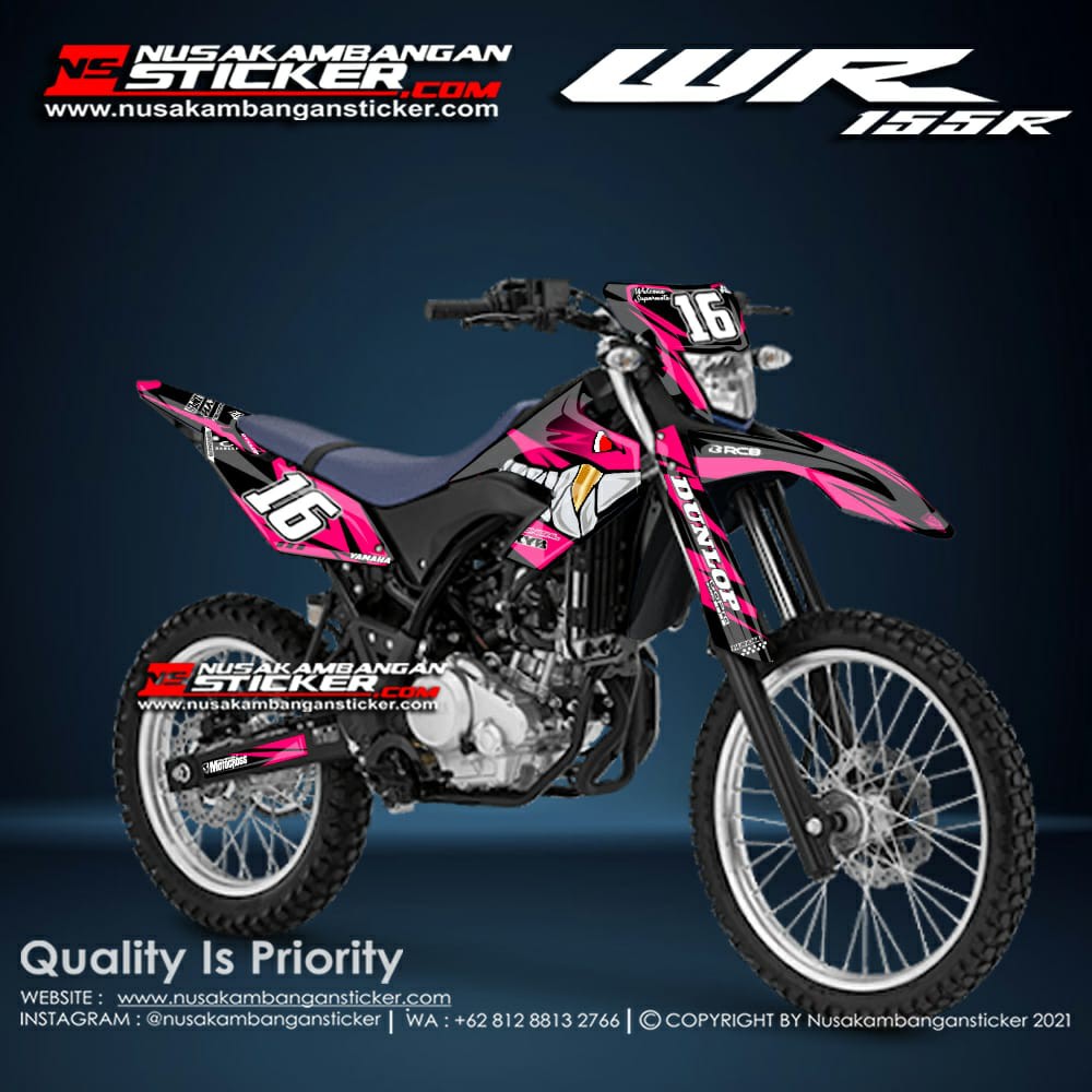 

Stiker WR 155R Shark Pink 02