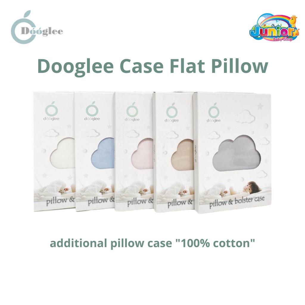 Dooglee Case Flat Pillow - Sarung Bantal