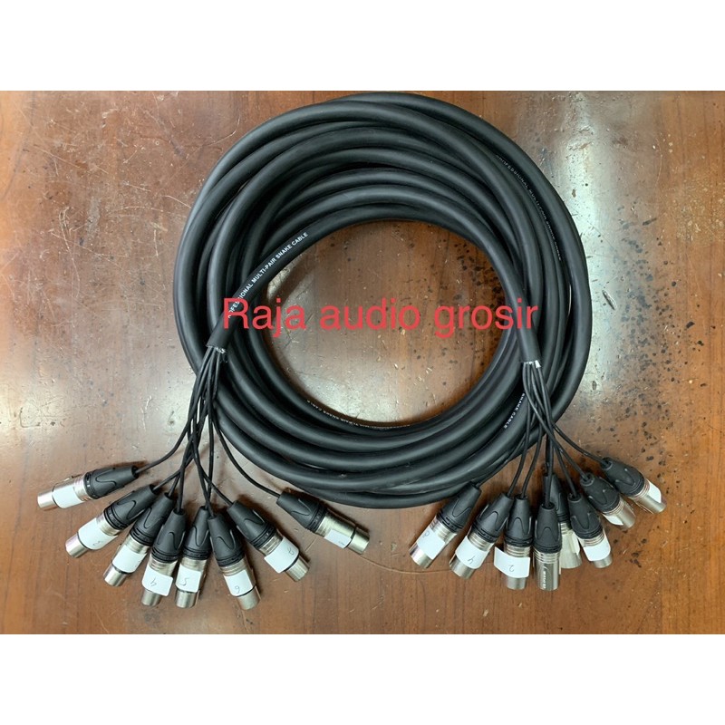snake kabel isi 8 panjang 10 meter .  kabel snake isi 8 10 meter