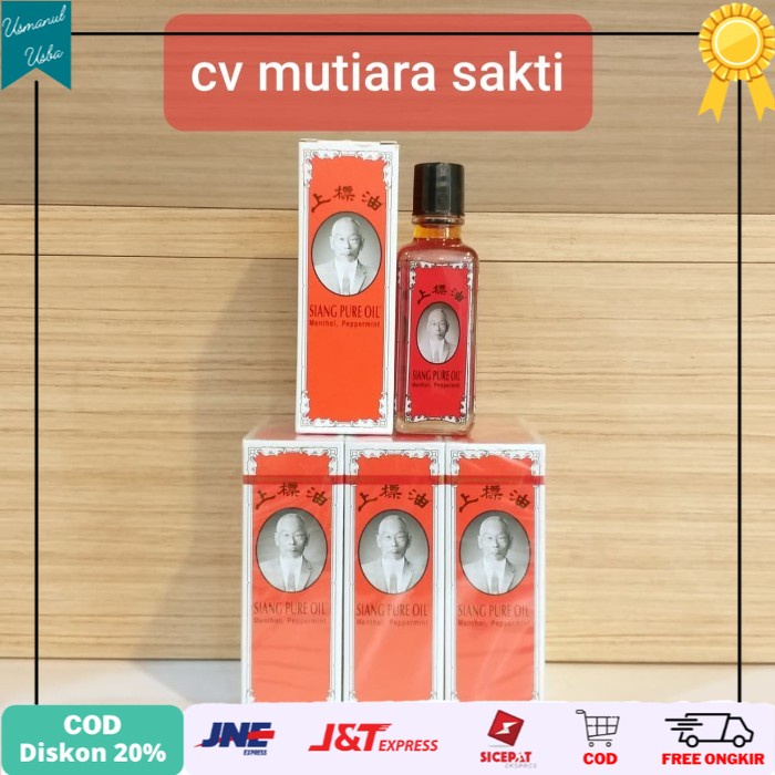 

◾COD◾ SIANG PURE OIL MINYAK ANGIN THAILAND MENTHOL / PEPPERMINT 100% ORI 25C