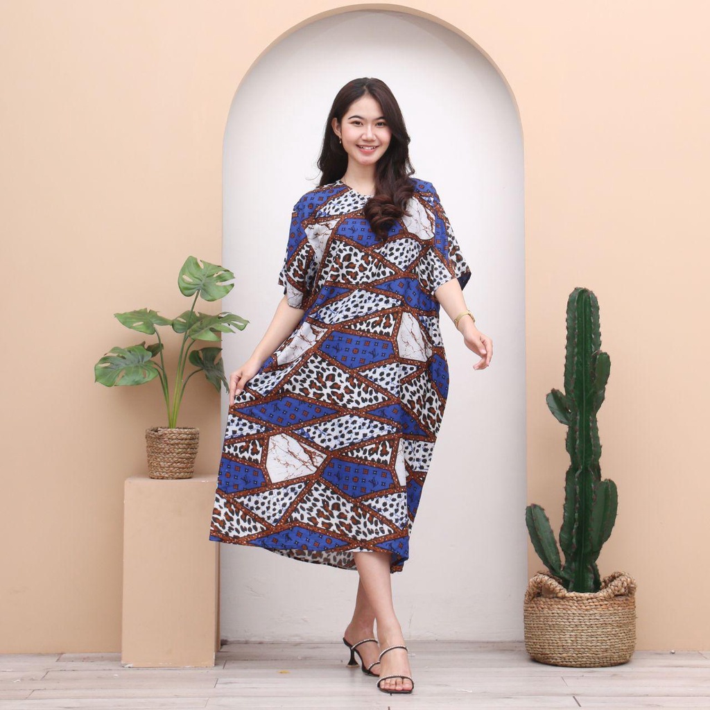 Daster Jumbo batik DIANTY Daster Busui  Daster cantik  Baju tidur  Baju santai  Baju batik