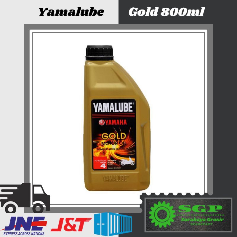 OLI YAMALUBE GOLD 0.8L SAE 10w-40 800ml original yamaha termurah