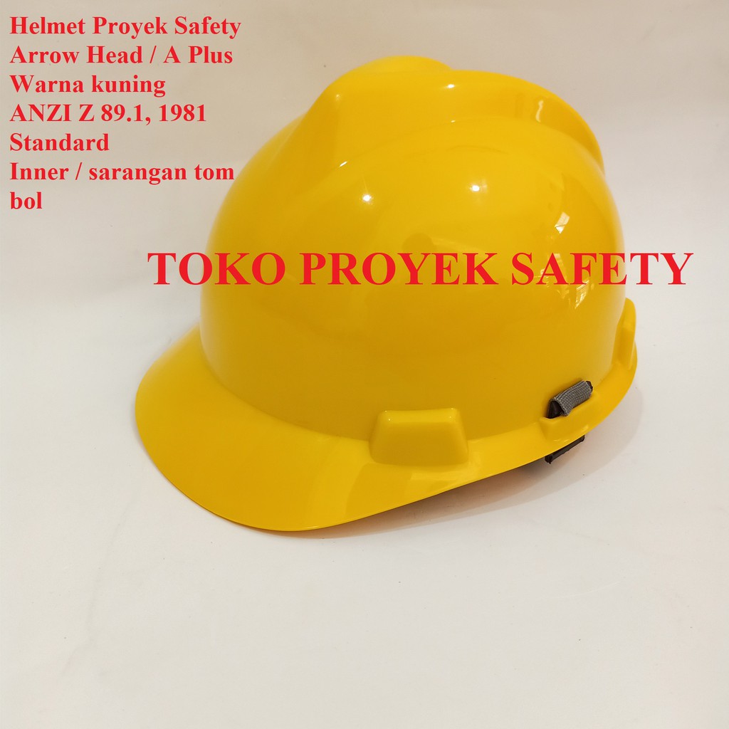 Helmet Proyek Safety Arrow Head  ANSI / Safety Helmet Arrow Head ANSI / Helmet Proyek Safety