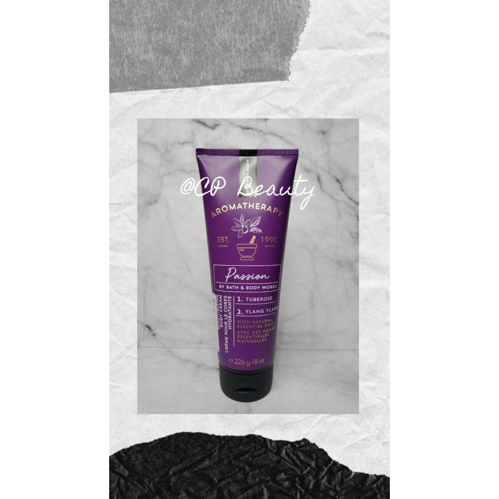 BBW AROMATHERAPY BODY CREAM PASSION TUBEROSE YLANG YLANG
