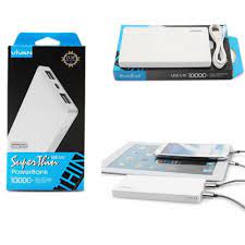 POWER BANK VIVAN VPB-V10 2 USB 10000MAH SUPER THIN PORTABLE POWERBANK