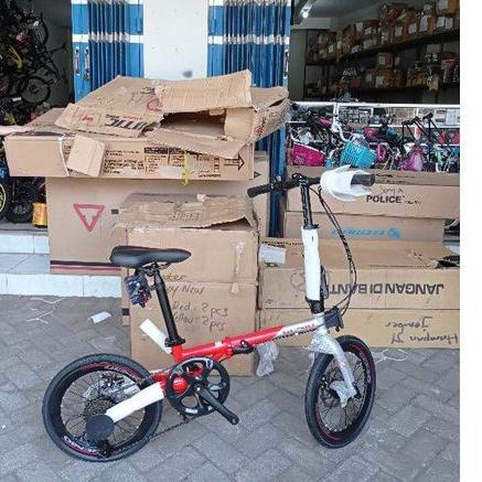 Sepeda Lipat Seli 16 Genio Runes 8 Speed