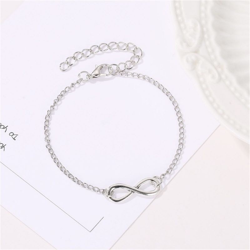 Gelang Wanita Korea Rantai / Infinity Bracelet Korean Acc