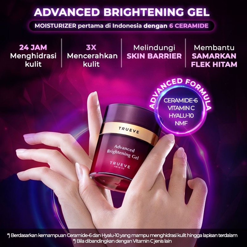 TRUEVE Advanced Brightening Moisturizing Gel