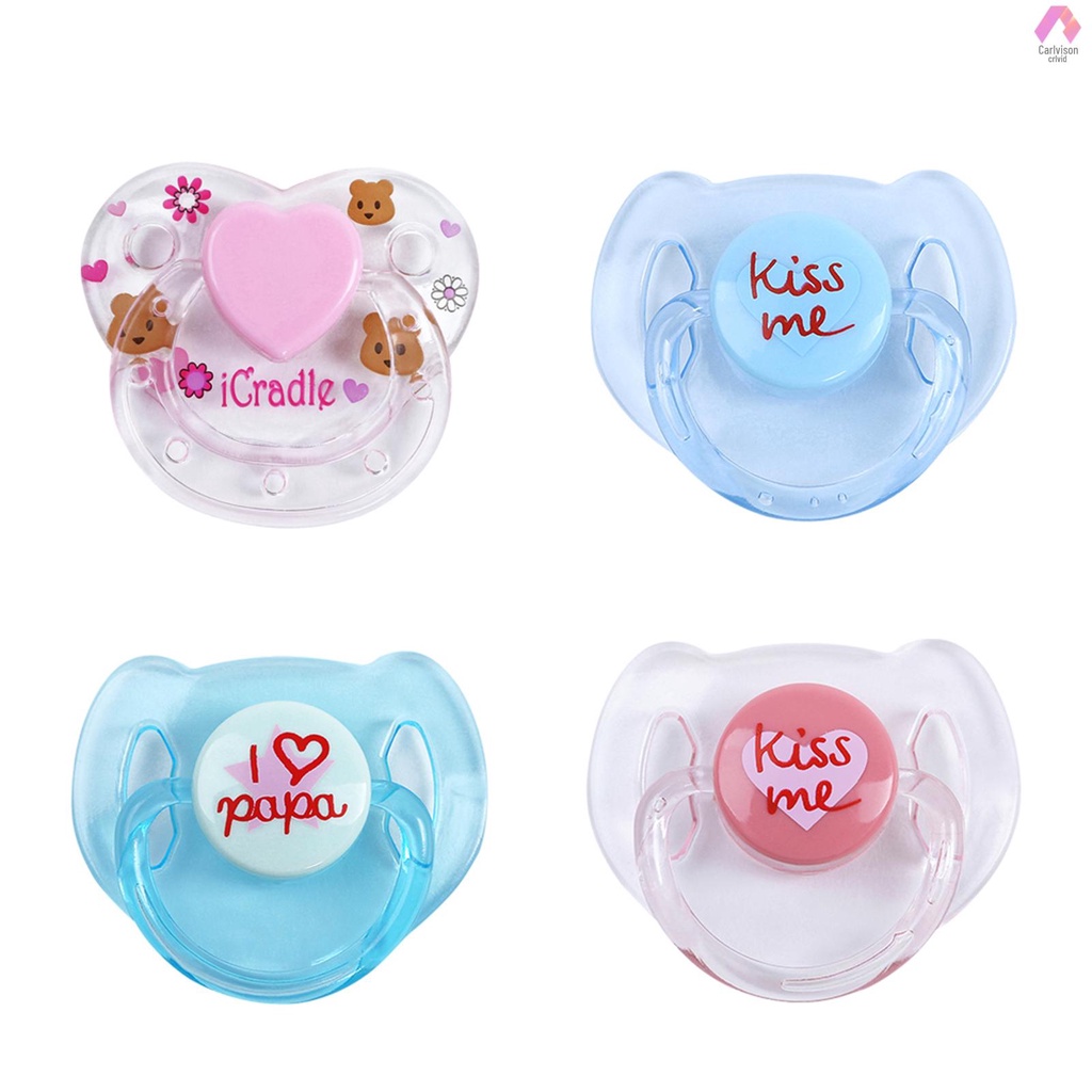 4pcs Dot Empeng Magnetik Aksesoris Boneka Bayi Reborn Tampak Hidup
