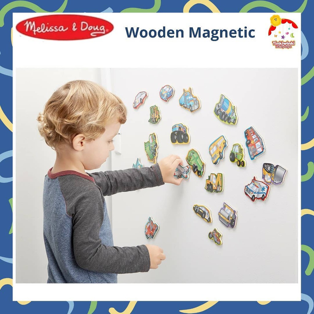 Melissa and doug Magnetic Wooden Vehice