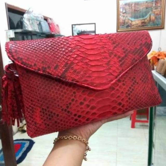 Clutch Kulit ular phyton