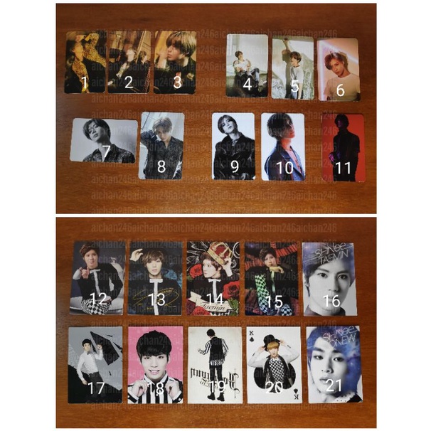 Sharing SHINee in Wonderland, Taemin Kihno Want Photocard PC