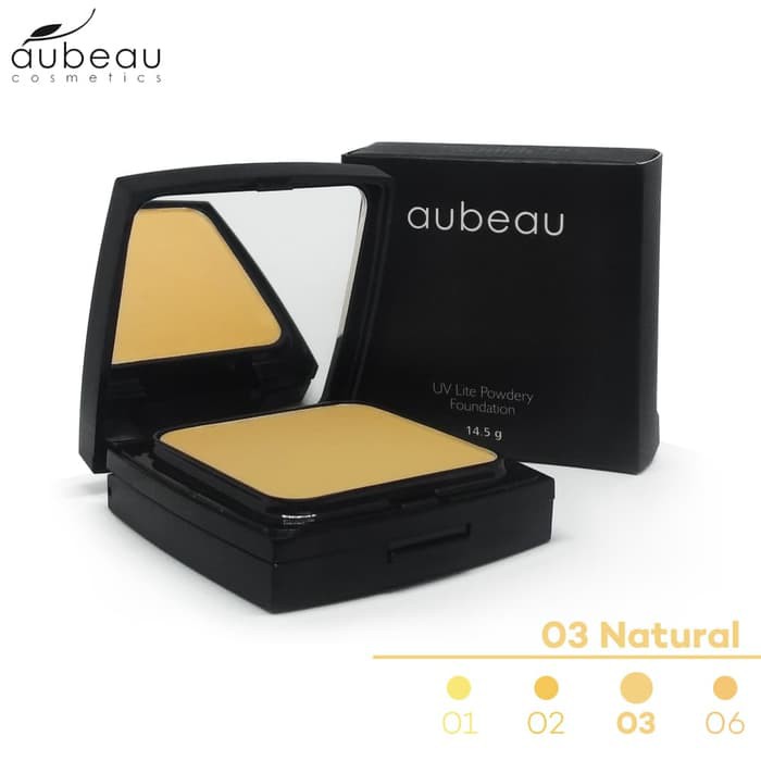 aubeau UV Lite Powdery Foundation 03 Natural 14.5 g
