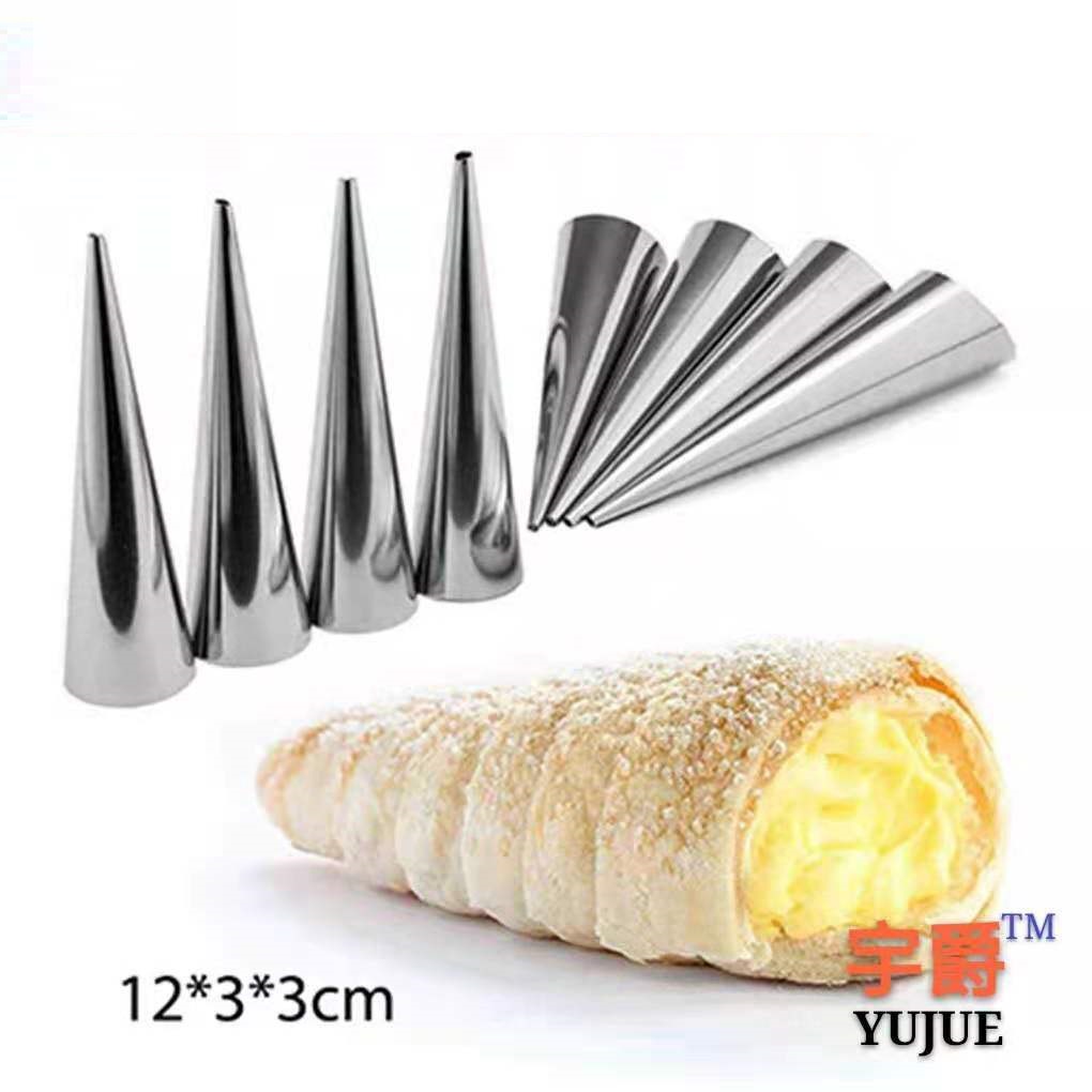 Cetakan Kue Puff Pastry Horn Corong Croisant Roti Kerucut Corong Cone