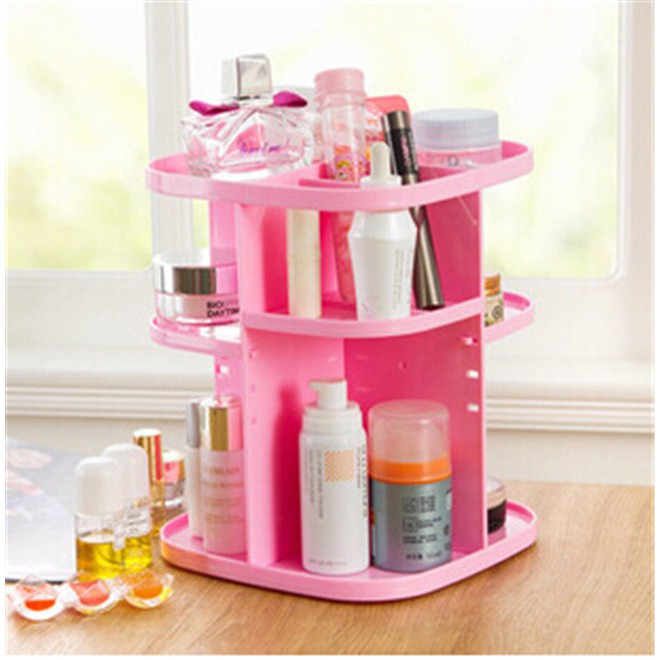 TBI TURN COSMETIC ROTATING STORAGE ORGANIZER 360- TEMPAT KOSMETIK BERPUTAR